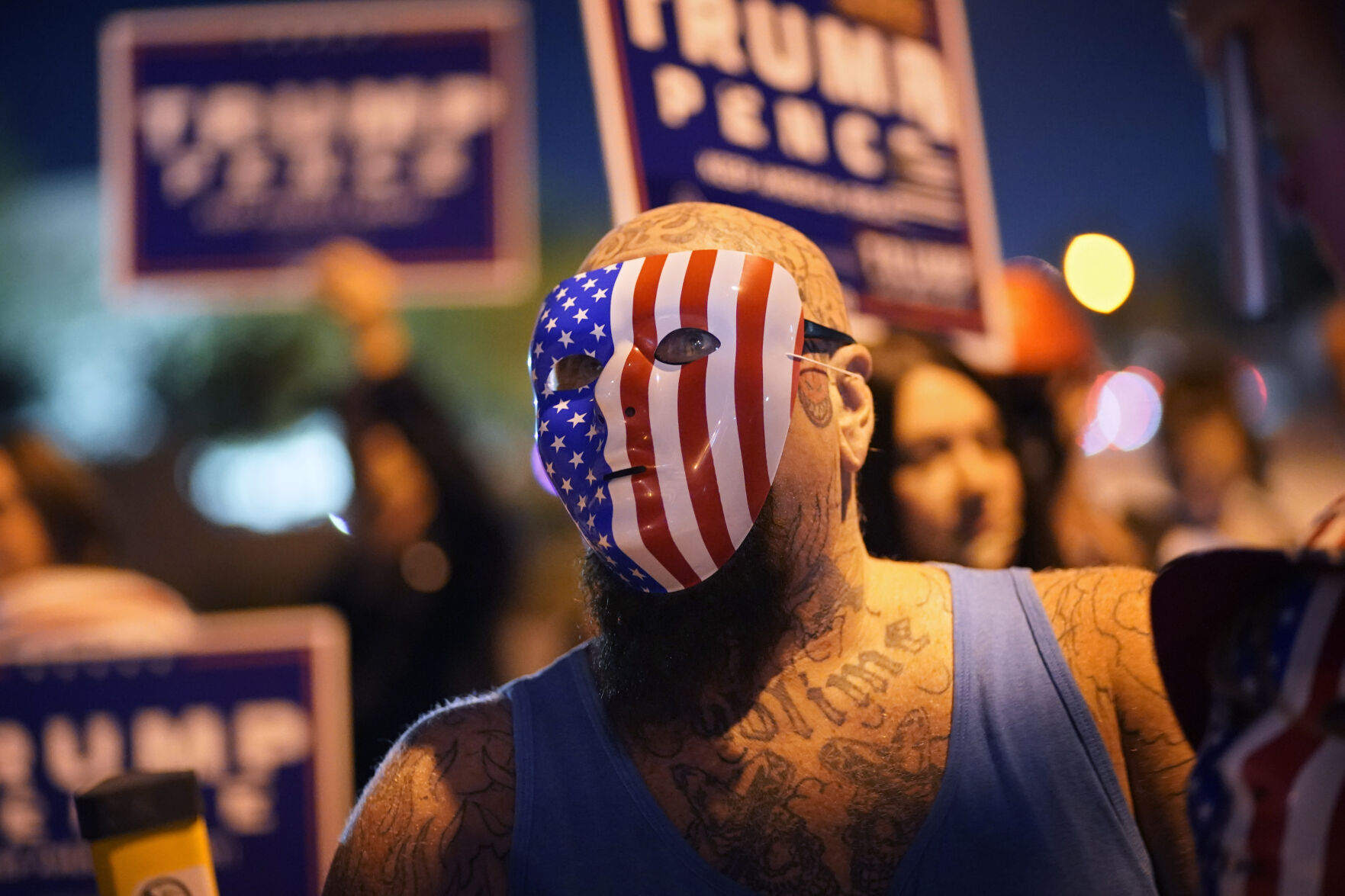 APTOPIX Election 2020 Protests Las Vegas